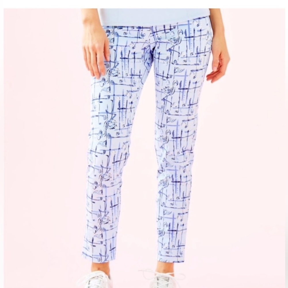 Lilly Pulitzer Corso Golf Pant - Talk Birdie to Me women's size 4